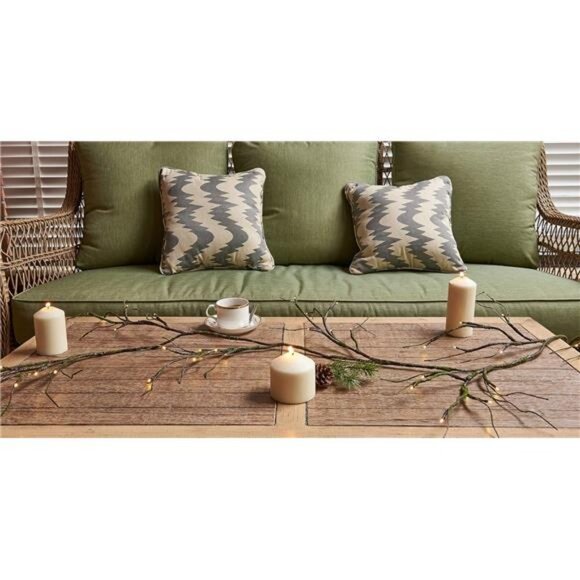 Garland Lights 6FT 48 LED Battery Operated Lighted Twig Vine with Timer - Picture 2 of 7